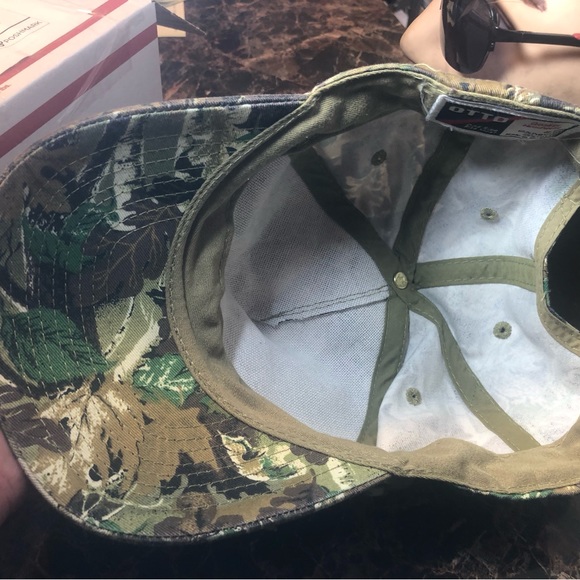 otto Men’s Green Tan Camouflage Baseball Cap Size One - Picture 9 of 10